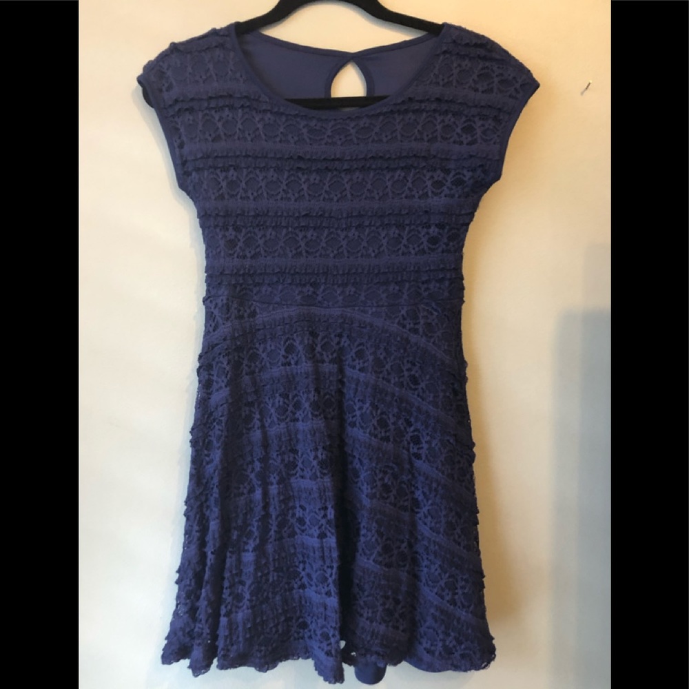 Blue lace dress from Macy’s